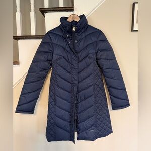 Kenneth Cole Women's Dark Blue Puffer Coat